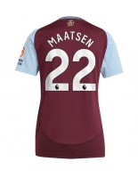 Aston Villa Ian Maatsen #22 Hjemmedrakt Dame 2024-25 Korte ermer